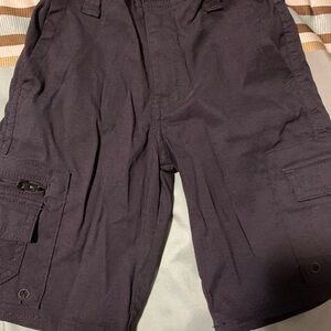 Boys black shorts size 5